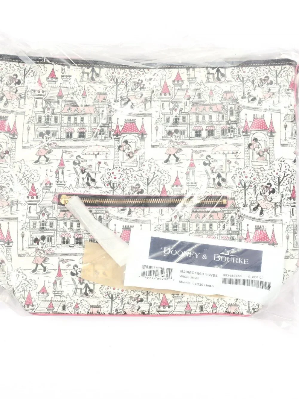 Disney Dooney & Bourke Minnie Mouse Parks Hobo Bag 2020 NWT Sealed Rare